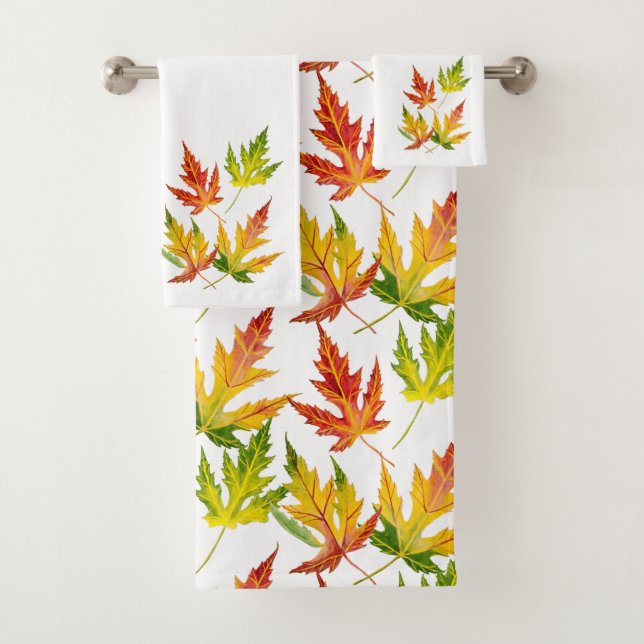Silver Maple auf einem Bad Handtuch Set (Insitu)