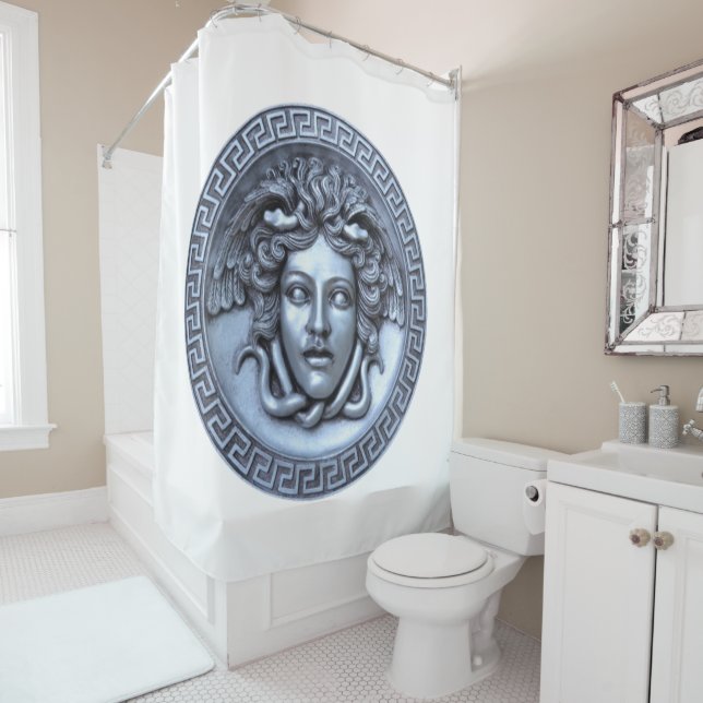 Silver Medusa Duschvorhang (Beispiel)