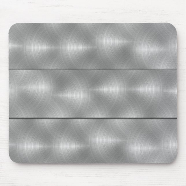 Silver Metallic Mouse Pad Mousepad (Vorne)