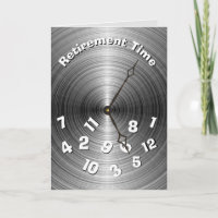 Silver Metallic Pension Clock