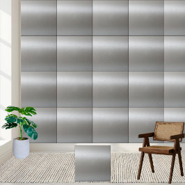 Silver Metallic Texture Keramik Tile Fliese