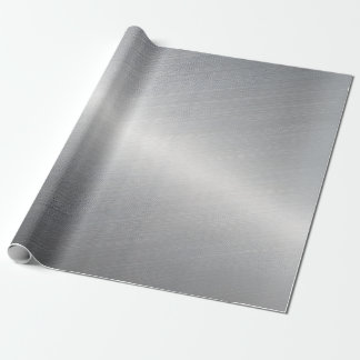 Silver Metallic texturiert Geschenkpapier