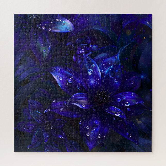 Silver Midnight Blooms (Vertikal)