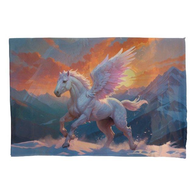 Silver Mountain Pegasus Kissenbezug (Vorderseite)