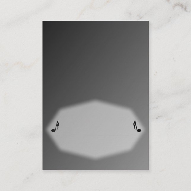 Silver Music Platzkarte (Vorderseite)