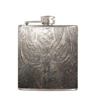 Silver-Muster Flachmann