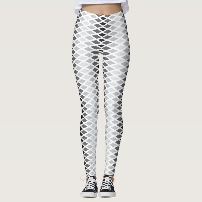 Silver Ombre Diamond Leggings (Vorderseite)