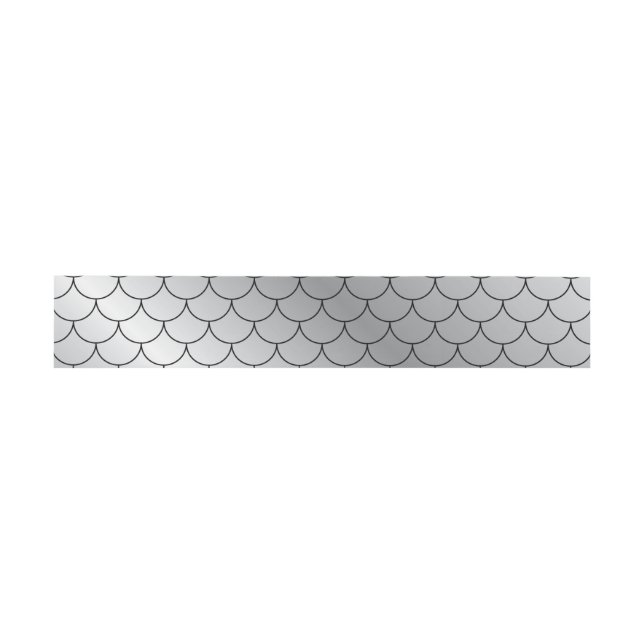Silver Pattern Belly Band (Flach)