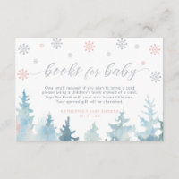 Silver & Pink Winter Wunderland Bücher für Baby