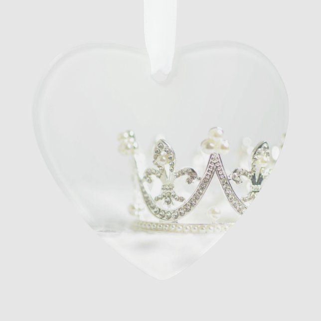 Silver Princess Crown Ornament (Vorderseite)