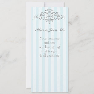 Silver Princess Filigree Einladung