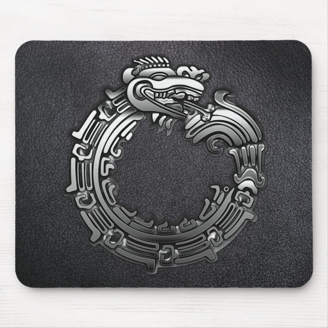Silver Quetzalcoatl Mousepad (Vorne)