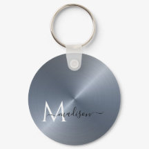 Silver Radial Metallic Script Name
