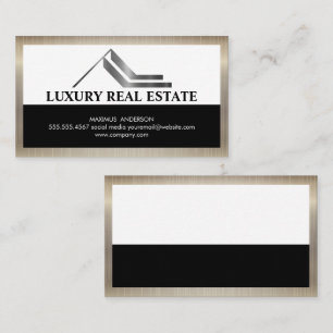 Silver Real Anwesen Logo   Unternehmen Visitenkarte