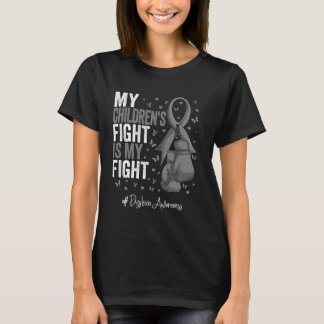 Silver Ribbon Kinder Dyslexie Bewusstsein T-Shirt