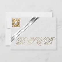 Silver Ribbons und Gold Wedding