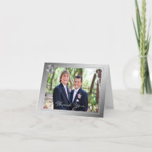 Silver Rose Gay Foto Thank You