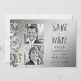 Silver Rose Gay Save the Date