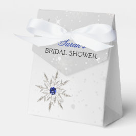 Silver Royal Blue Brautparty Gevor Box Geschenkschachtel