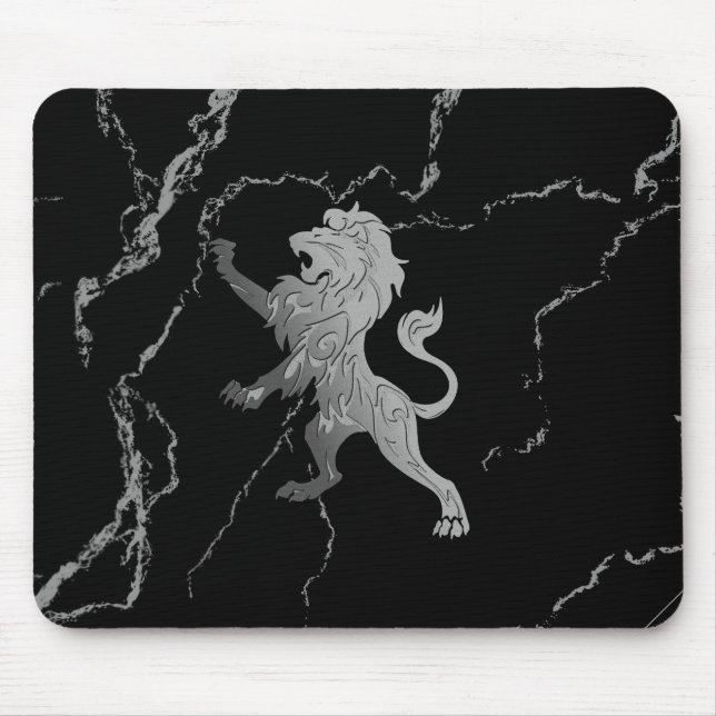 Silver Royal Lion Mousepad (Vorne)