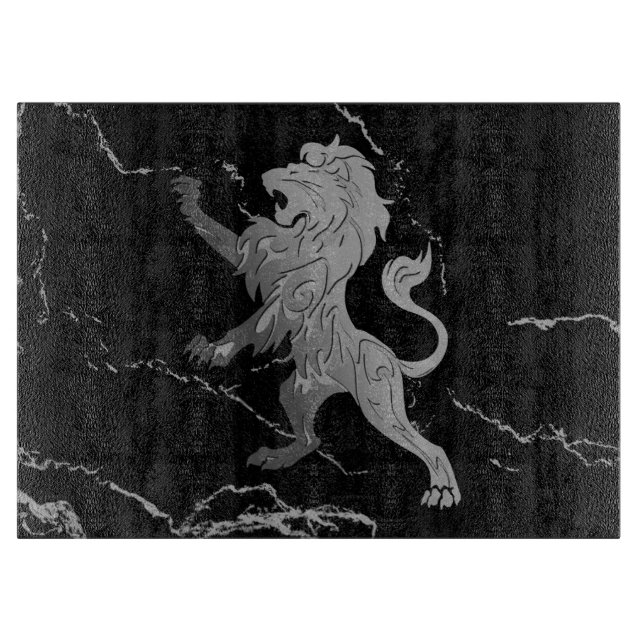 Silver Royal Lion Schneidebrett (Vorderseite)