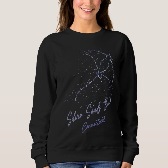 Silver Sands Beach  Connecticut  Souvenir  1 Sweatshirt (Vorderseite)