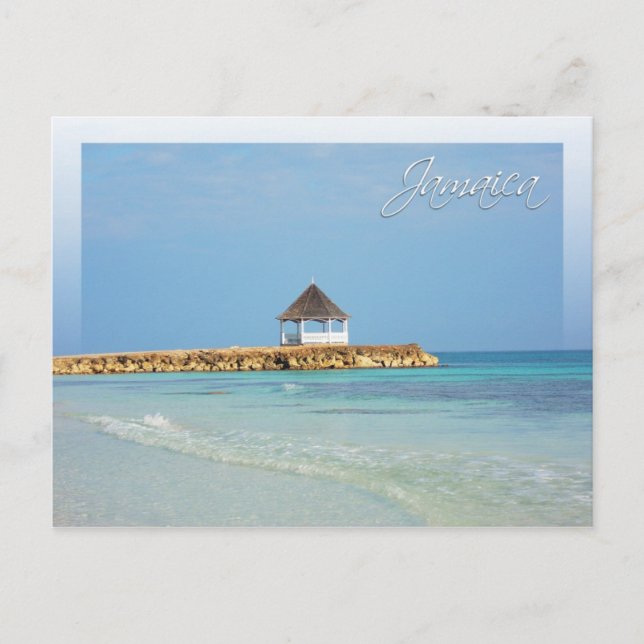 Silver Sands Beach, Trelawny, Jamaika Postkarte (Vorderseite)
