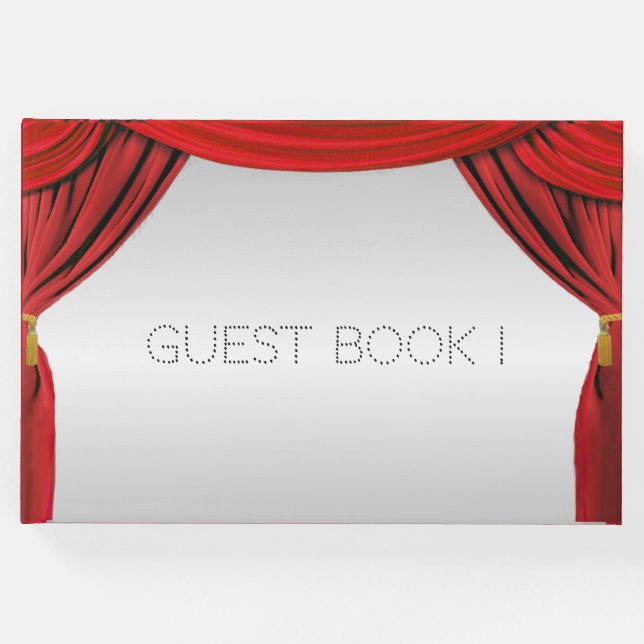 Silver Screen Movie Theme Gästebuch (Vorderseite)