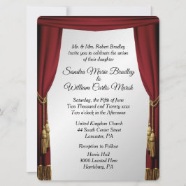 Silver Screen Movie Theme Wedding Einladung