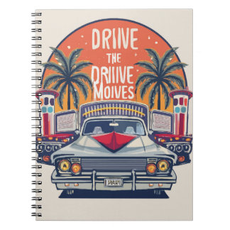 Silver Screen Nights: Retro Drive-In Filme Notizblock