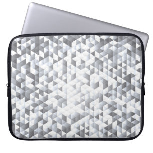 Silver Sequins: Glittering Mosaic Background Laptopschutzhülle
