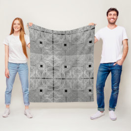 Silver Serenade Fleece Blanket