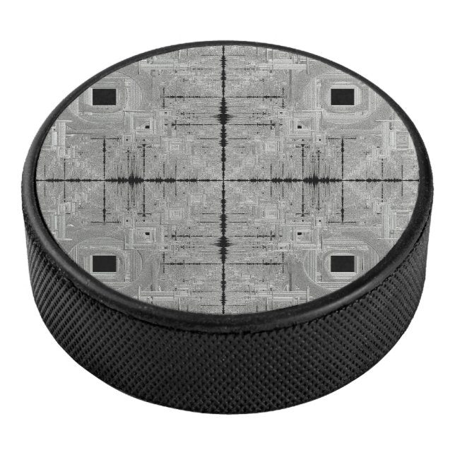 Silver Serenade Hockey Puck (3/4)