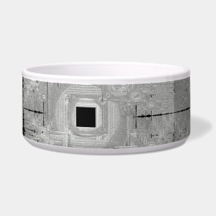Silver Serenade Keramik Pet Bowl Napf