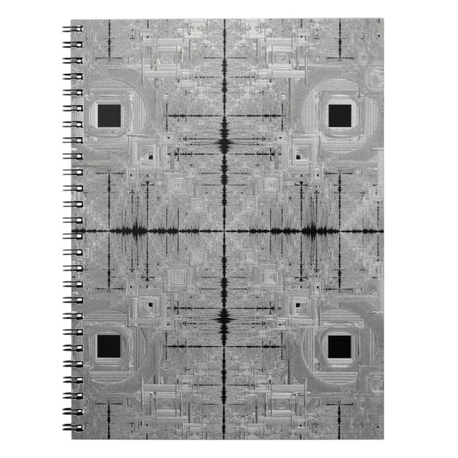 Silver Serenade SpiralNotebook Notizblock (Vorderseite)