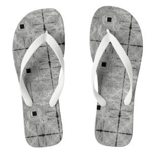 Silver Serenade Thongs Flip Flops