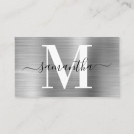 Silver-Shimmer für die Signatur Monogramm Visitenkarte