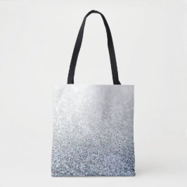 Silver Shimmer Glitzer Totbeutel Tasche