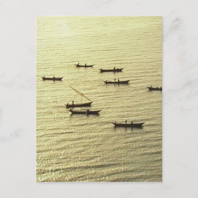 SILVER SILKEN VICTORIA LAKE KENYA POSTKARTE (Vorderseite)