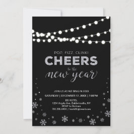 Silver Silvester Corporate Holiday Party Einladung