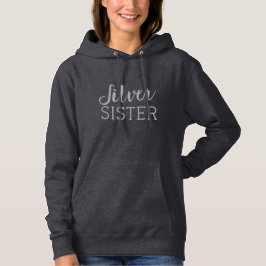 Silver Sister Grombré Bewegung Hoodie
