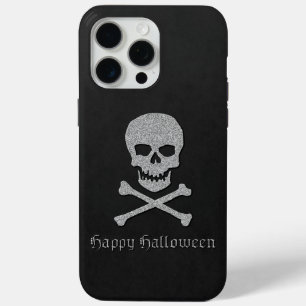 Silver Skull & Crossbones Halloween Case-Mate iPhone Hülle
