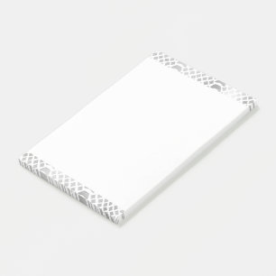 Silver Snake Print Post-it Klebezettel