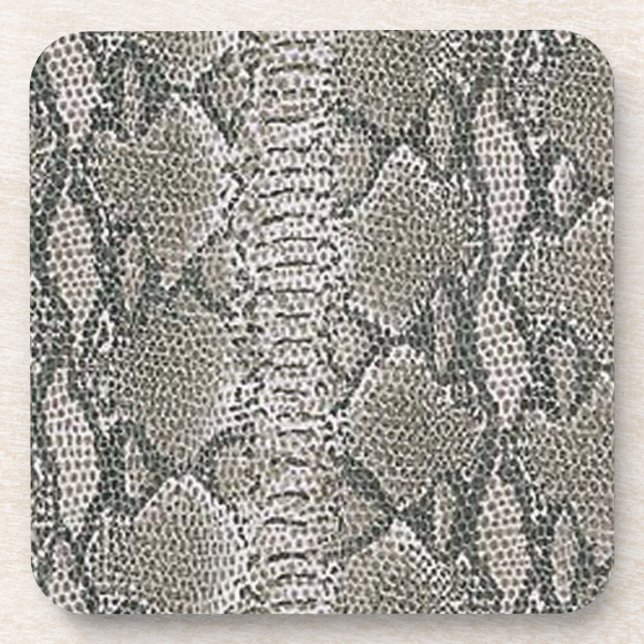 Silver Snake Skin Untersetzer (Vorderseite)