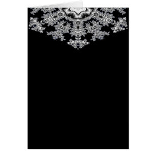 Silver Snowflake (Portrait)