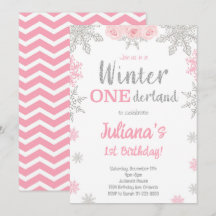 Silver Snowflake Winter Wonderland Einladung zum G