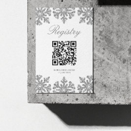 Silver Snowflake Winterquartier Begleitkarte