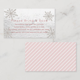 Silver Snowflakes Bitte bringen Sie eine Book Card Begleitkarte
