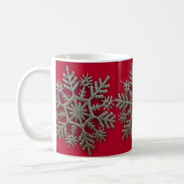 Silver Snowflakes Tasse (Links)