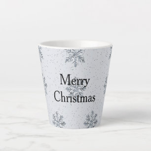 Silver Snowflakes Weihnachten Milchtasse
